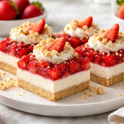 Strawberry Shortcake Bars Recipe