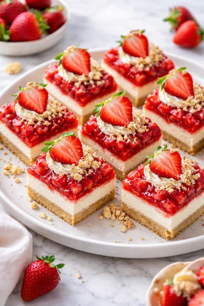 Strawberry Shortcake Bars Recipe