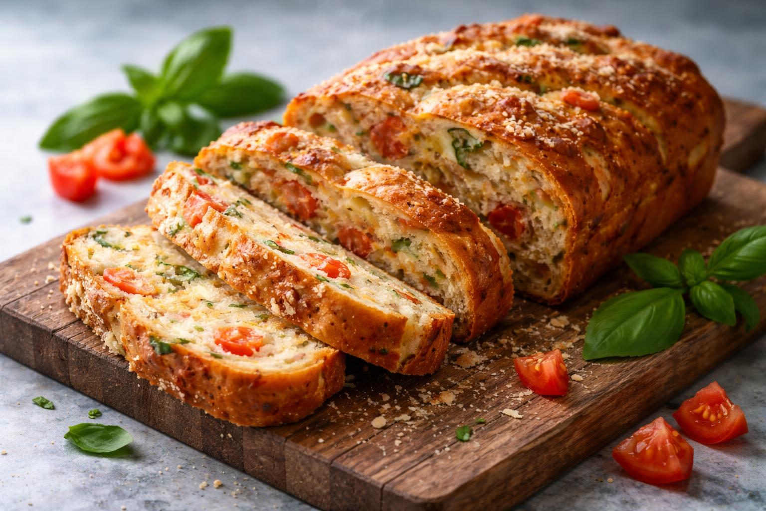 Tomato Basil Bread Recipe