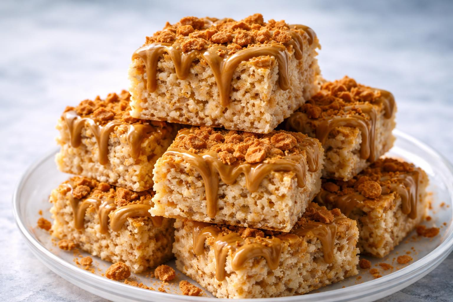 Biscoff Rice Krispie Treats Recipe