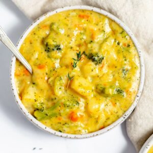 Broccoli Potato Cheese Soup Recipe