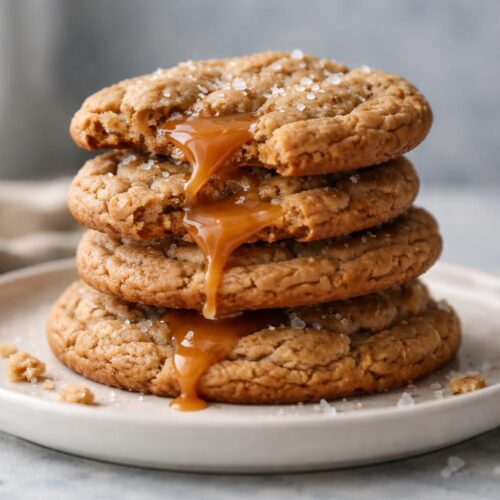 Chewy Salted Caramel Cookies Recipe