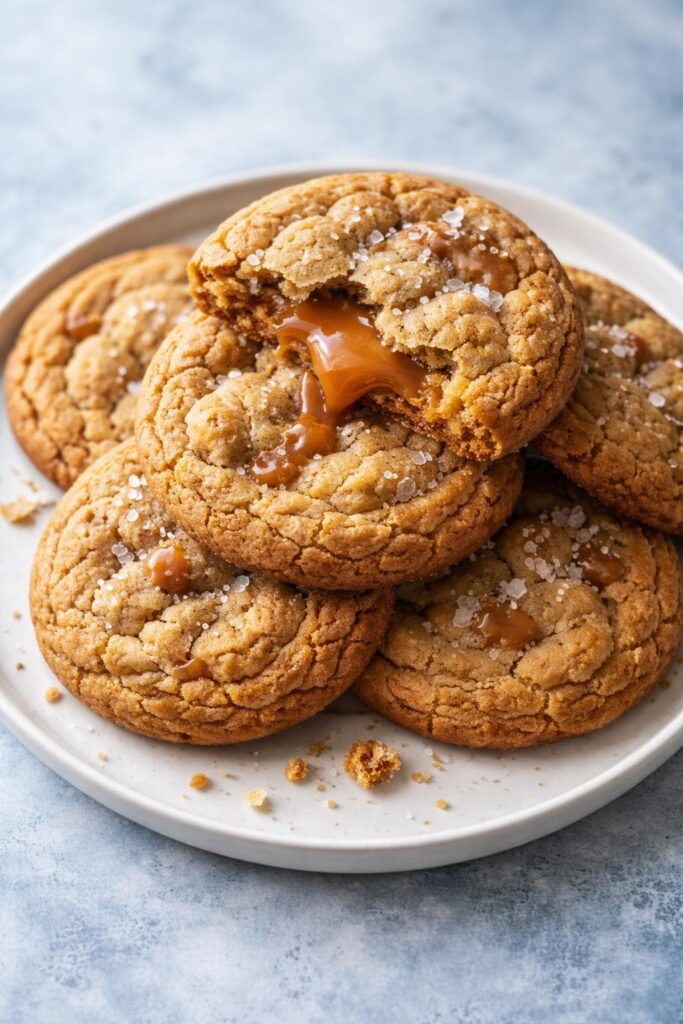 Chewy Salted Caramel Cookies Recipe