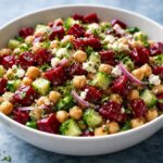 Chickpea Beet Feta Salad Recipe