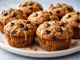 Chocolate Peanut Butter Banana Muffins Recipe