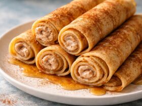 Cinnamon Roll Protein Crepes Recipe