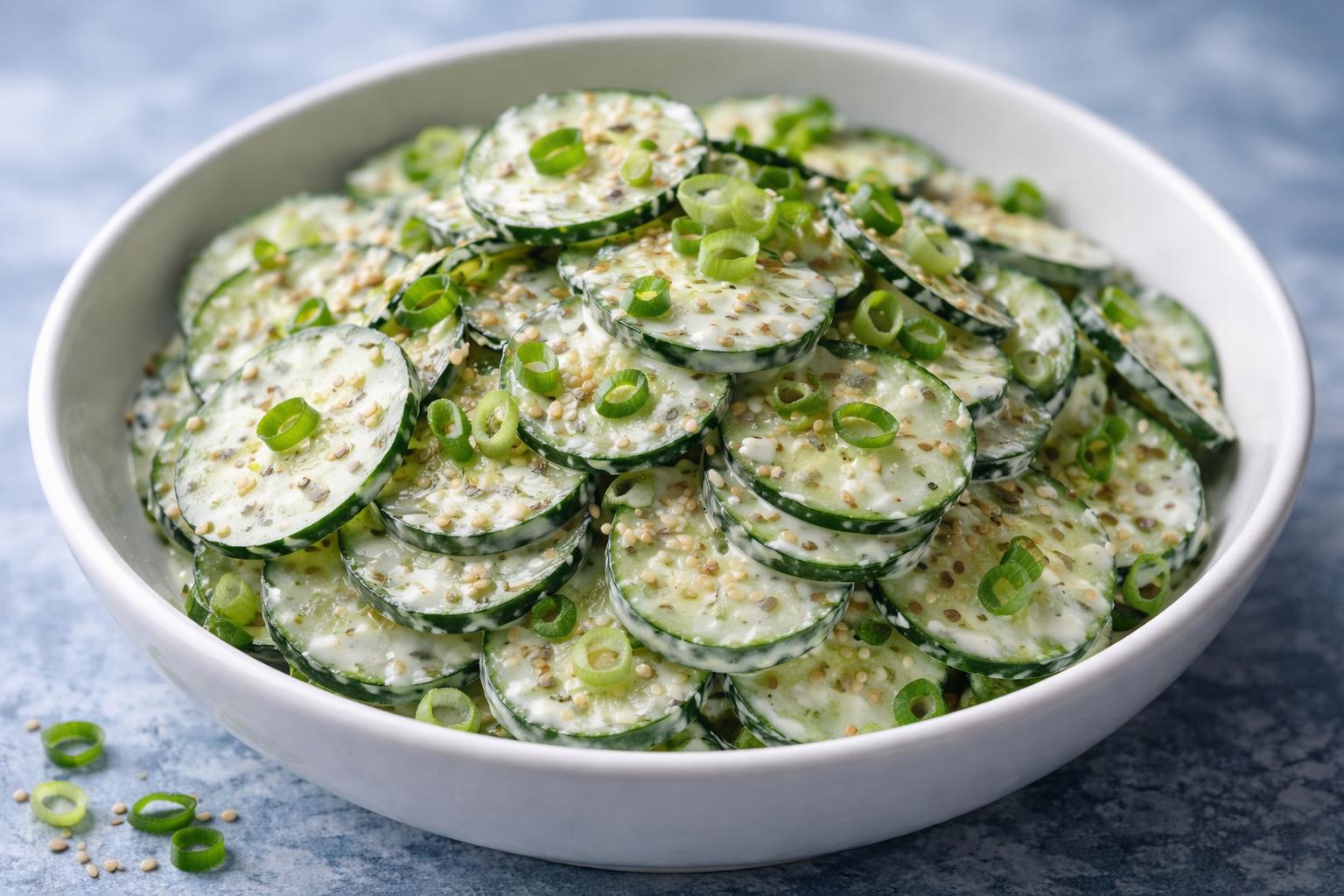 Creamy Asian Cucumber Salad Recipe