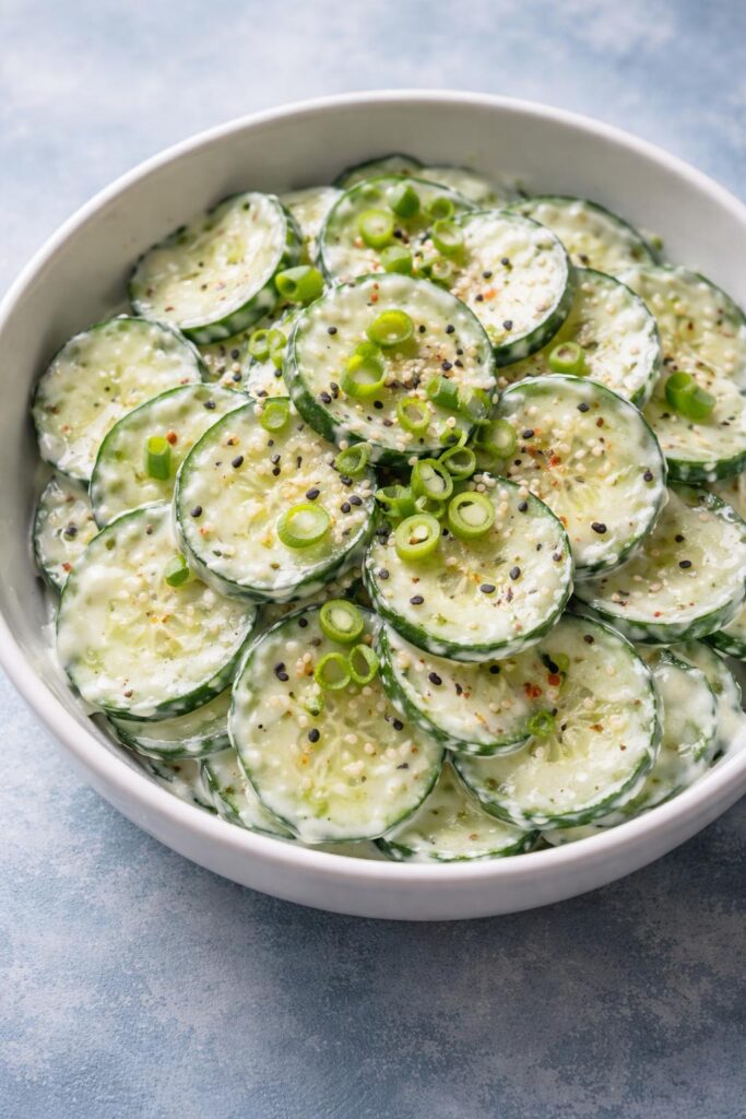 Creamy Asian Cucumber Salad Recipe