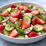 Cucumber Strawberry Salad Recipe