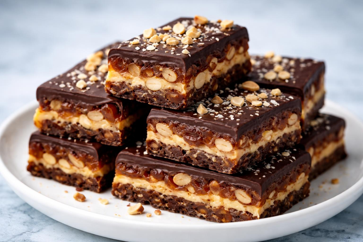 Date Snickers Bars Recipe