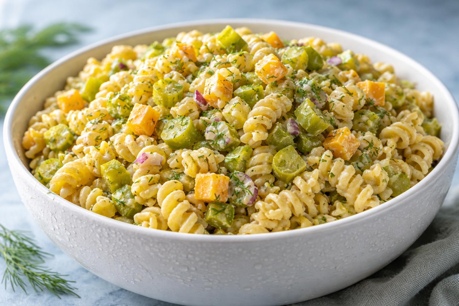 Dill Pickle Pasta Salad Recipe
