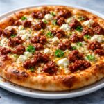 Hot Sausage Feta Honey Pizza Recipe