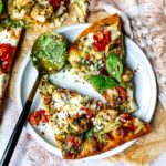 Pesto Flatbread Pizza Recipe