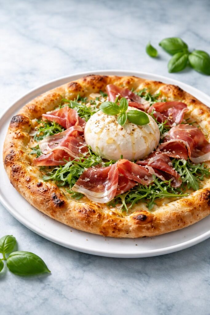 Prosciutto Honey Burrata Pizza Recipe