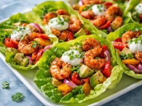 Sheet Pan Chili-Lime Shrimp Lettuce Wraps Recipe