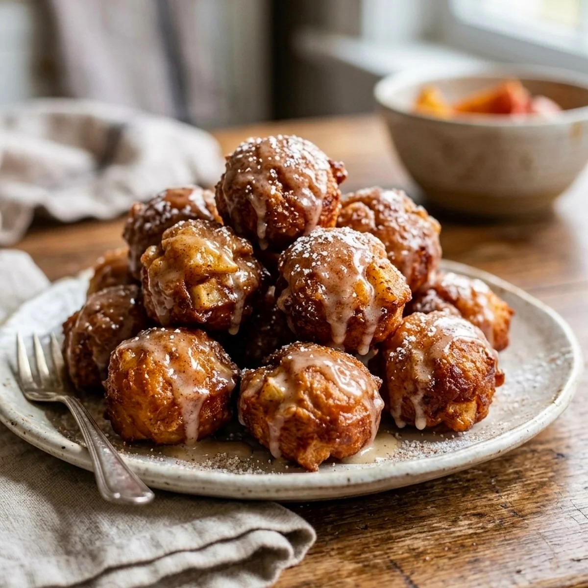 Apple Fritter Bites Recipe