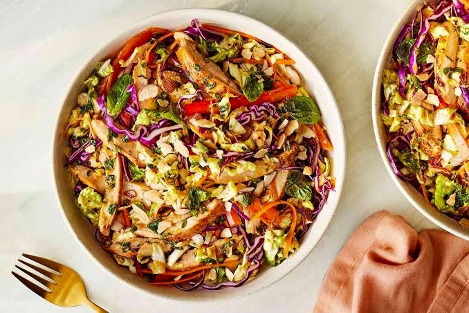 Asian Chicken Crunch Salad Recipe