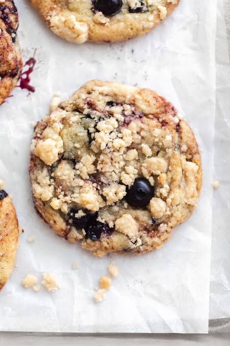 Blueberry Muffin Cookies with Streusel Recipe