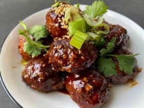 Cheddars Green Beans Sticky Hoisin Meatballs Recipe