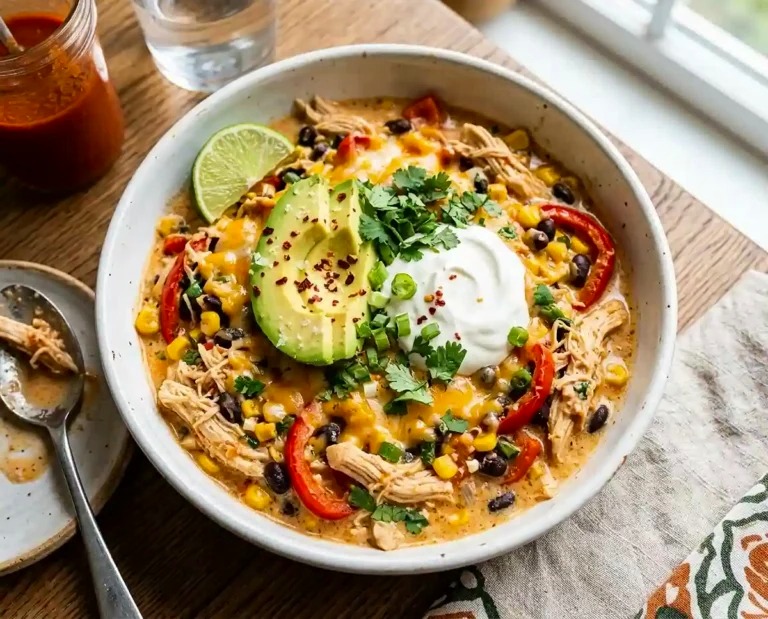 Chicken Cottage Cheese Enchilada Bowls Recipe