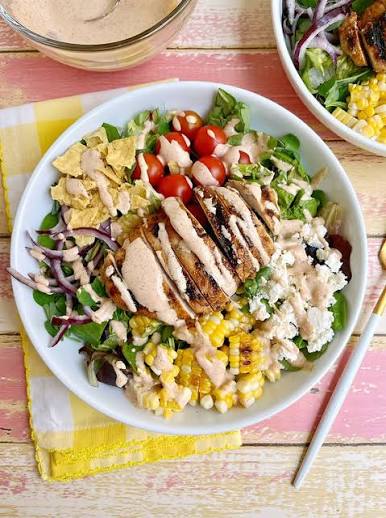 Chicken Street Corn Salad Recipe
