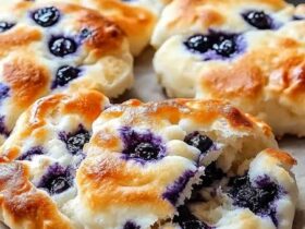 Cottage Cheese Blueberry Cloud Bread Recipe