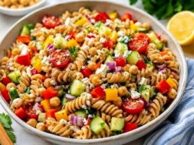 Feta & Cranberry Penne Salad with Orange Vinaigrette Recipe