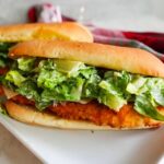 Garlic Bread Chicken Caesar Salad Subs Recipe