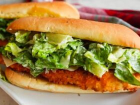 Garlic Bread Chicken Caesar Salad Subs Recipe