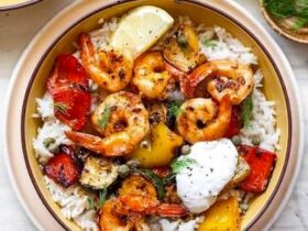 Greek Shrimp Mediterranean Bowl Recipe