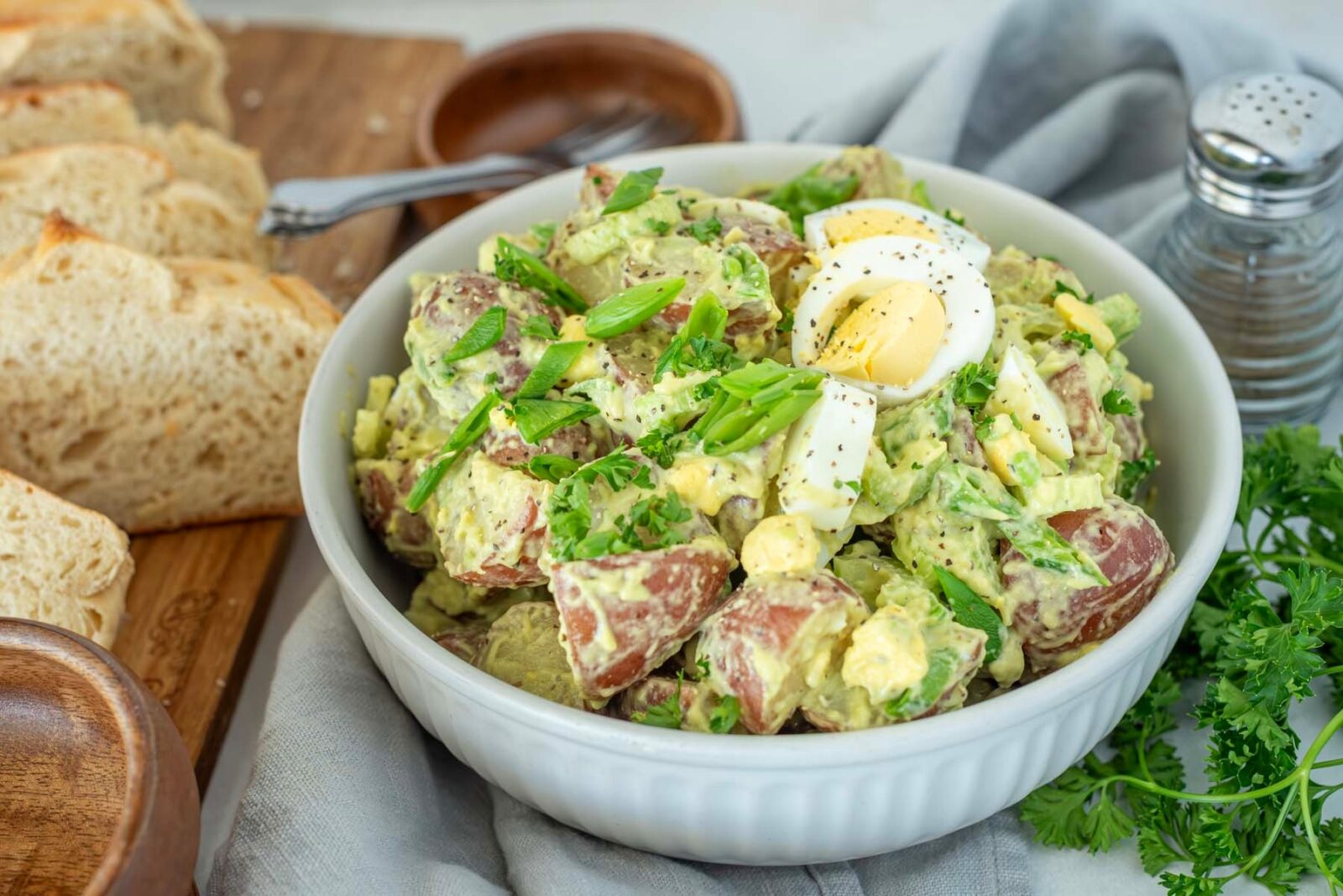Green Crispy Potato Salad Recipe