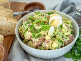 Green Crispy Potato Salad Recipe
