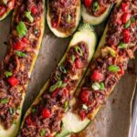 Ground Beef Zucchini Boats Recipe