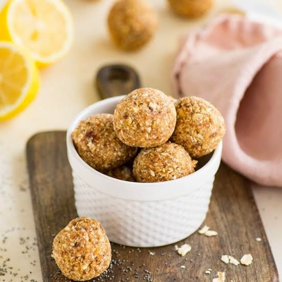 Lemon Poppy Seed Energy Bites Recipe