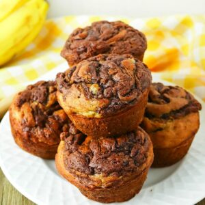 Nutella Banana Muffins Recipe