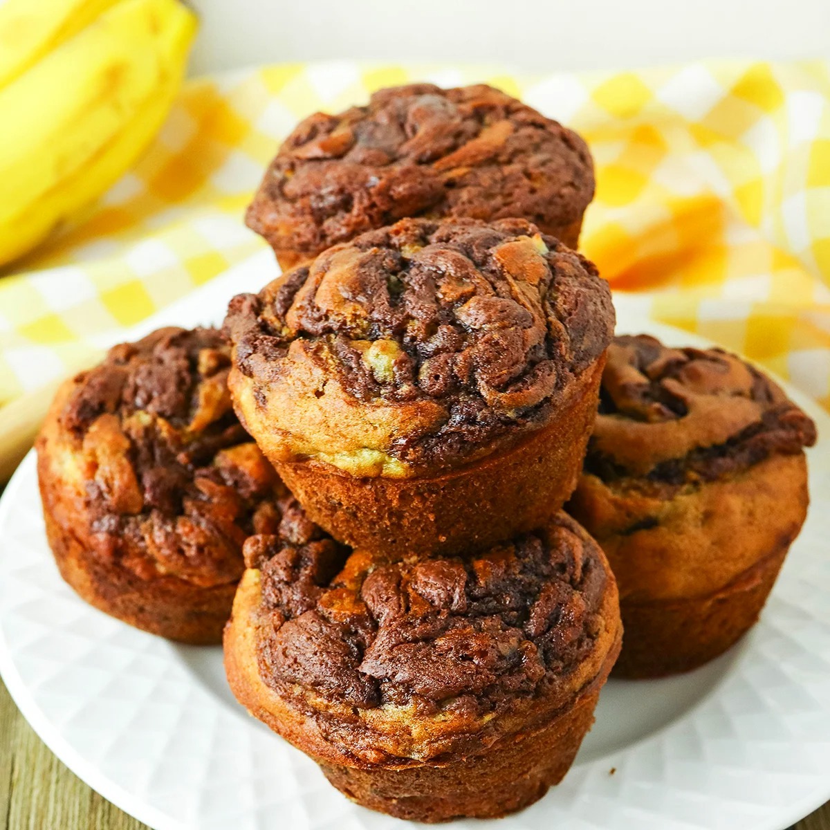 Nutella Banana Muffins Recipe