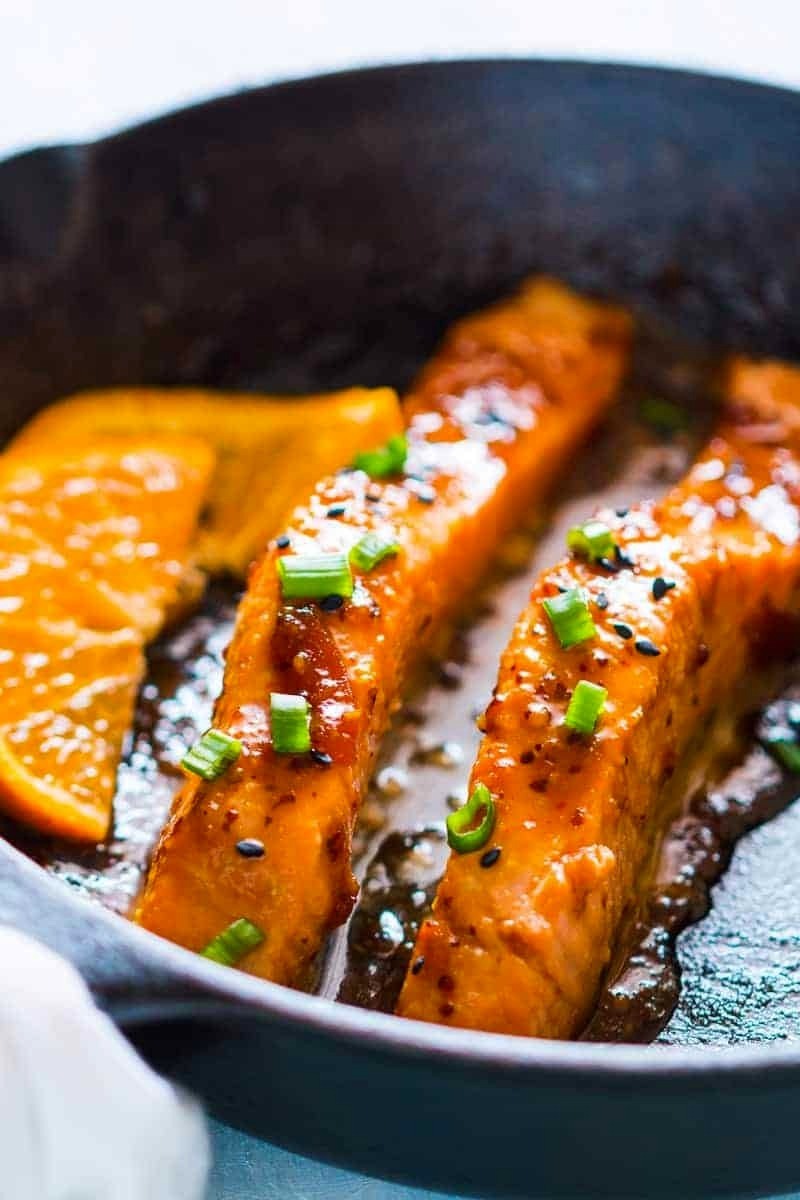 Pan Fried Orange Salmon Recipe