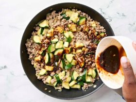 Savory Ground Turkey Zucchini Skillet Recipe