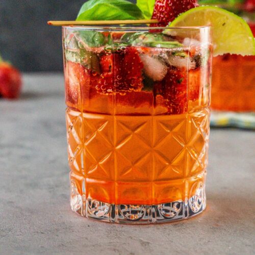 Strawberry Basil Smash Recipe