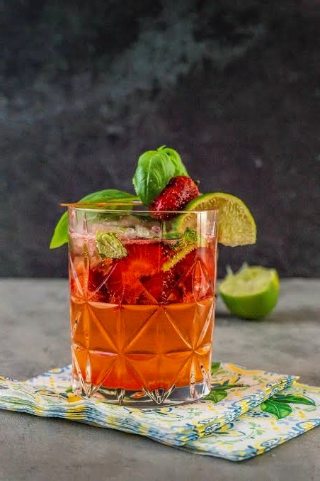 Strawberry Basil Smash Recipe