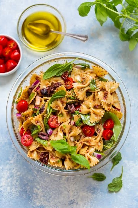 Sun Dried Tomato Pasta Salad Recipe