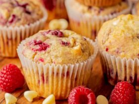 White Chocolate Raspberry Muffins Recipe