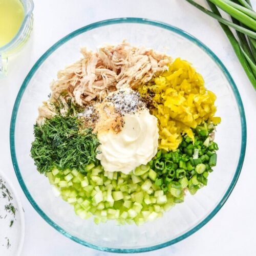 Zesty Pepperoncini Chicken Salad Recipe
