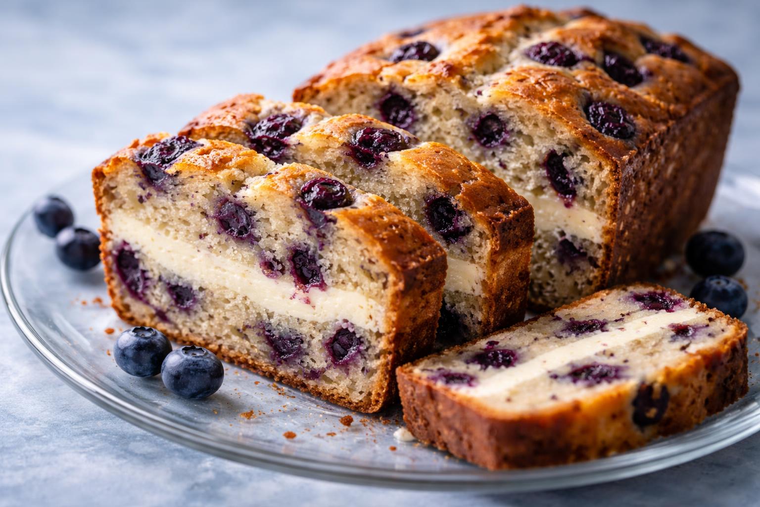 Blueberry Cream Cheese Bread Recipe