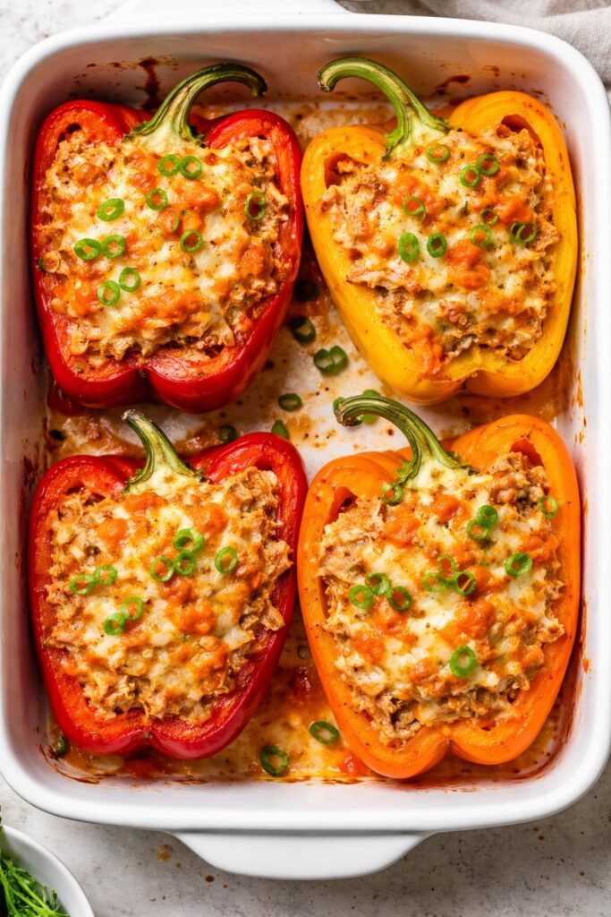 Buffalo Chicken Stuffed Peppers Recipe