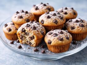 Greek Yogurt Chocolate Chip Mini Muffins Recipe