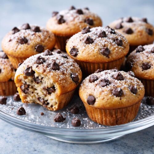 Greek Yogurt Chocolate Chip Mini Muffins Recipe