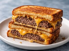 Grilled Cheese Burger Sandwich Recipe