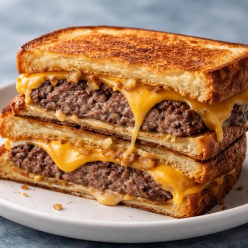 Grilled Cheese Burger Sandwich Recipe