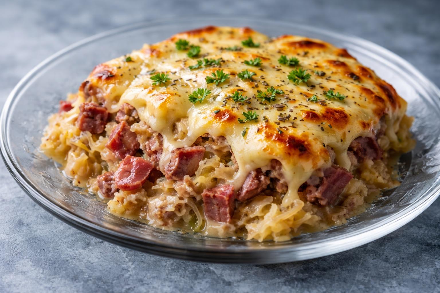 Keto Reuben Casserole Recipe